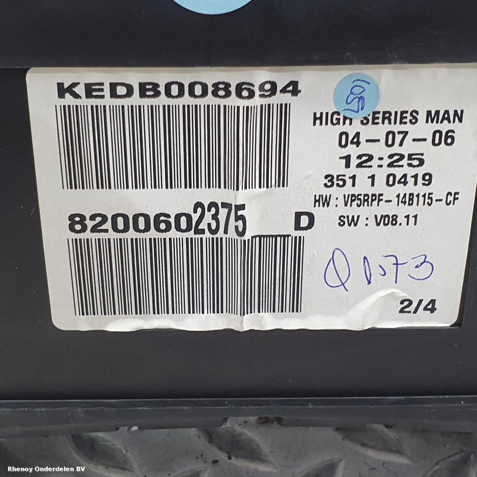 View Auto part OVERIGE RENAULT MEGANE 2006