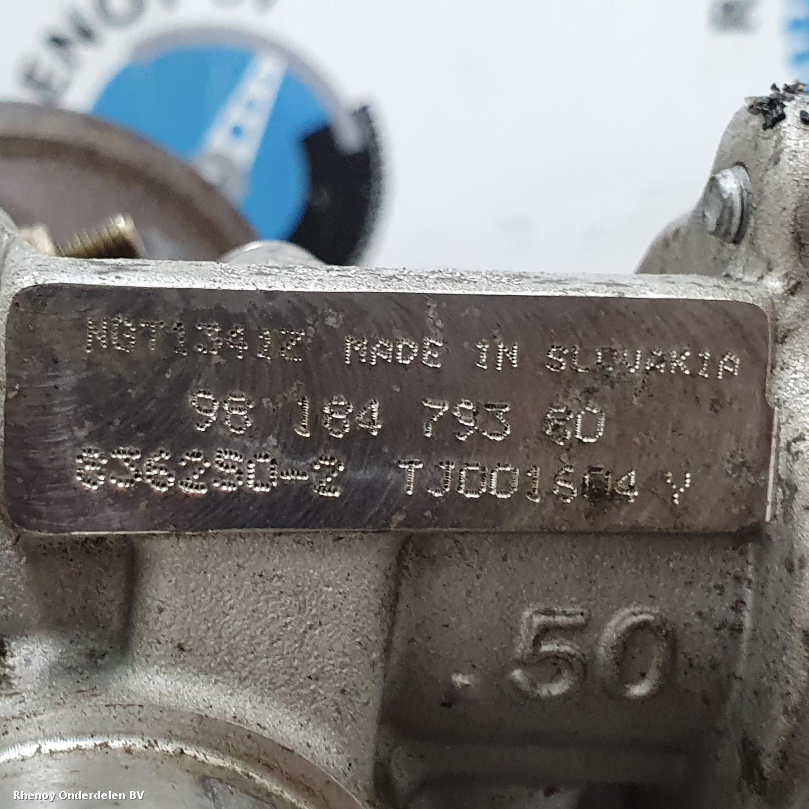 View Auto part TURBO CITROEN C3 2018