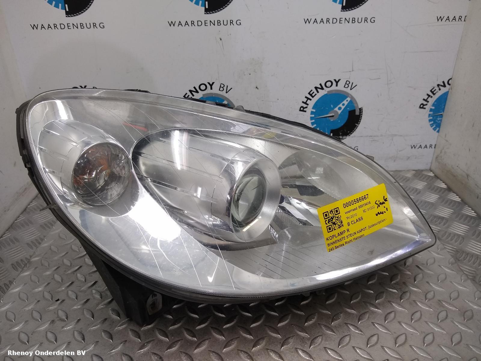 Bekijk Auto-onderdeel KOPLAMP R MERCEDES B CLASS 2010