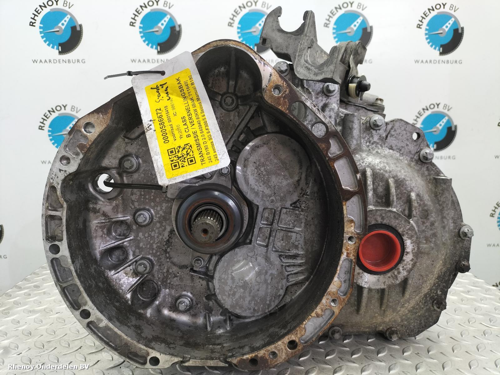 Bekijk Auto-onderdeel TRANSMISSIE / VERSNELLINGSBAK MERCEDES B CLASS 2010