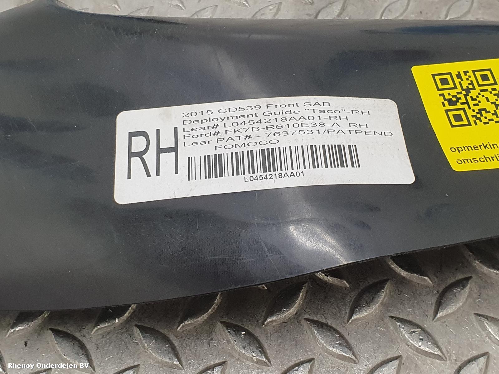 View Auto part AIRBAG RECHTS FORD MONDEO 2017