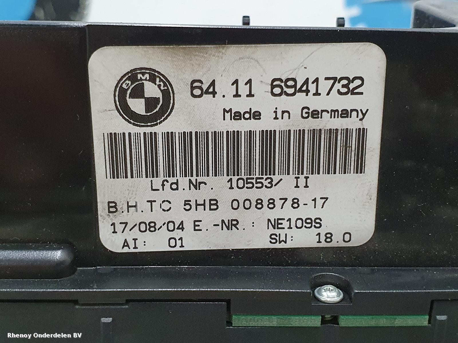 View Auto part KACHEL BEDIENINGSPANEEL BMW 3 SERIES 2004