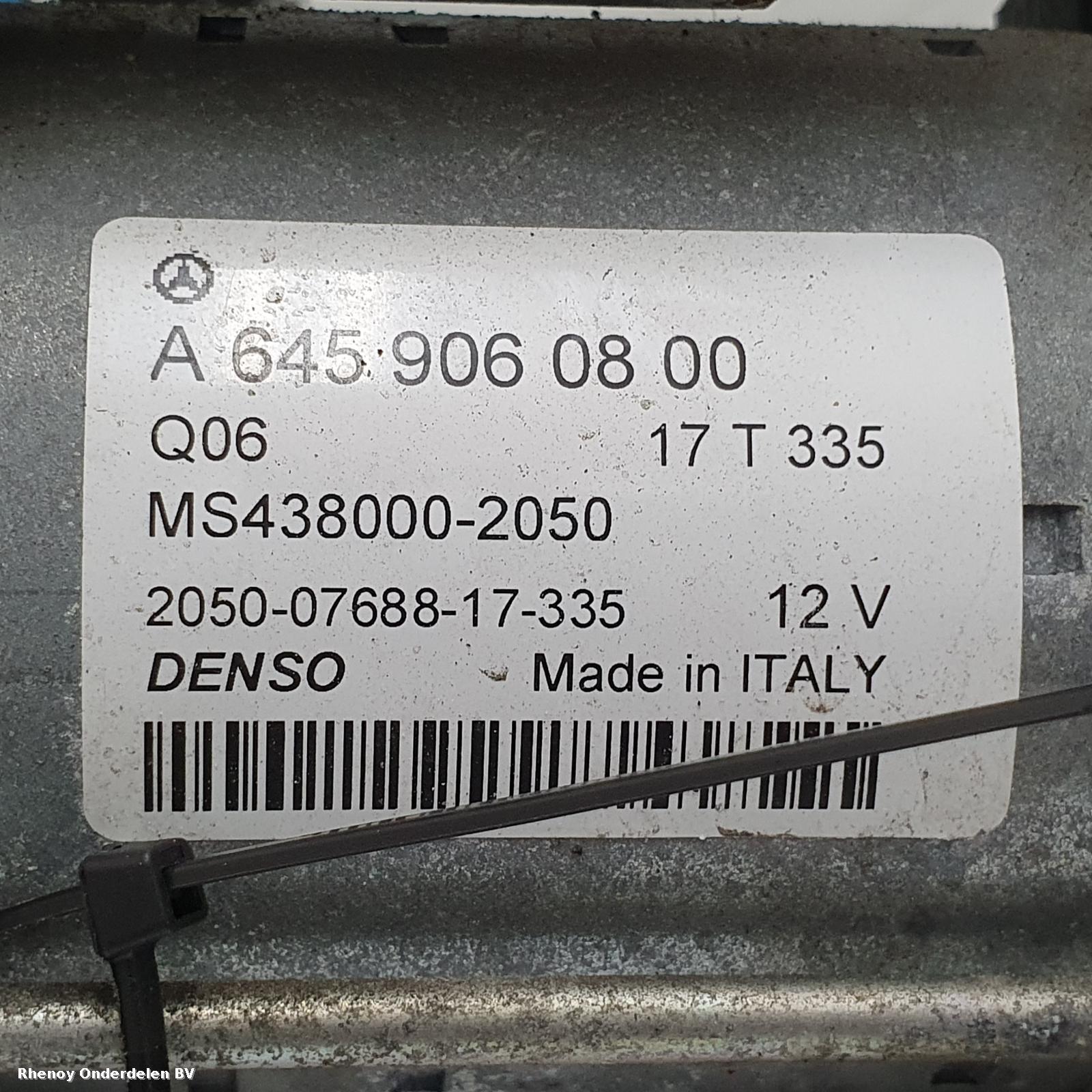 View Auto part STARTMOTOR MERCEDES A CLASS 2016