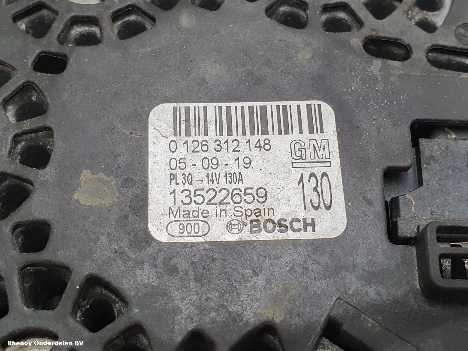 View Auto part DYNAMO OPEL / VAUXHALL ASTRA 2019