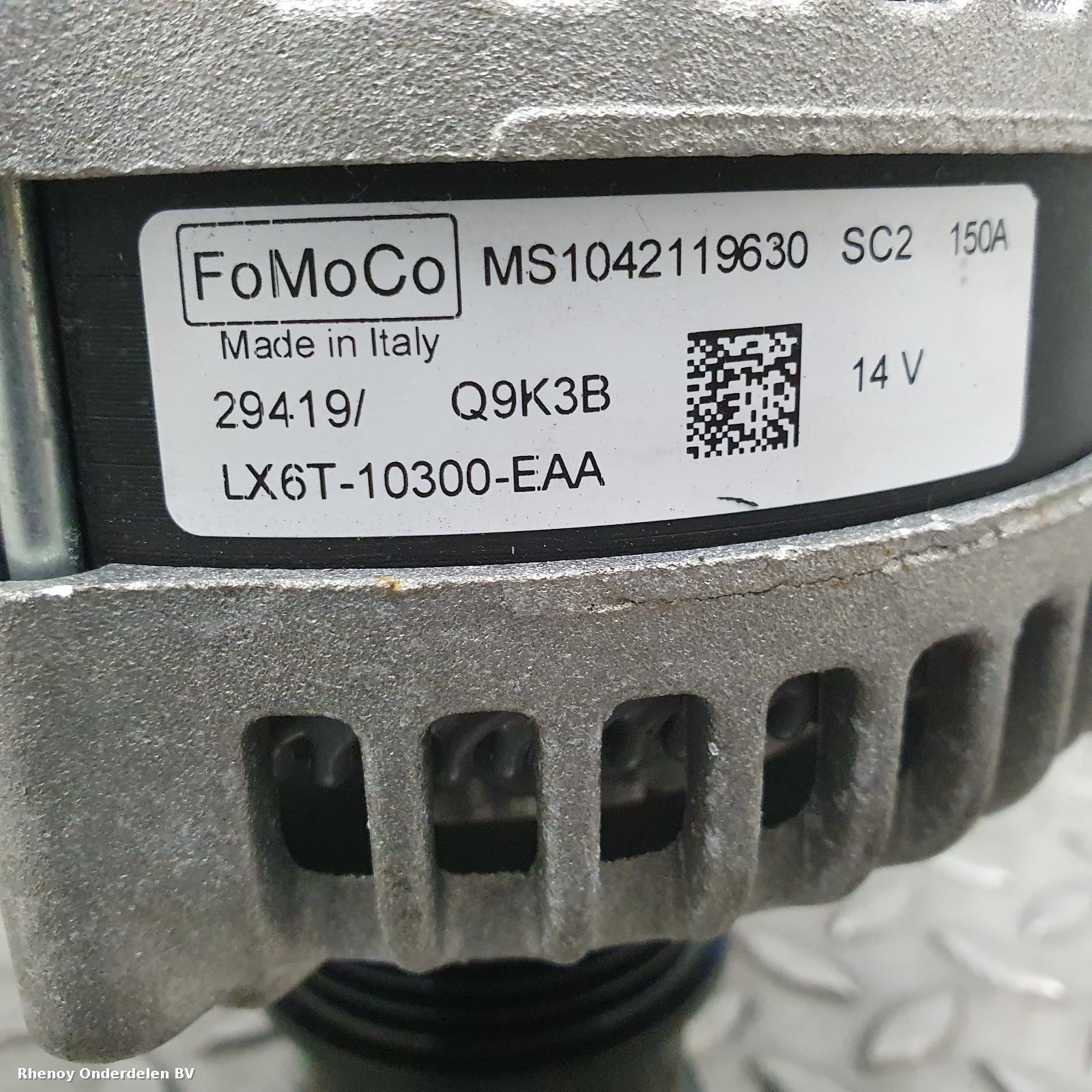 View Auto part DYNAMO FORD FOCUS 2020