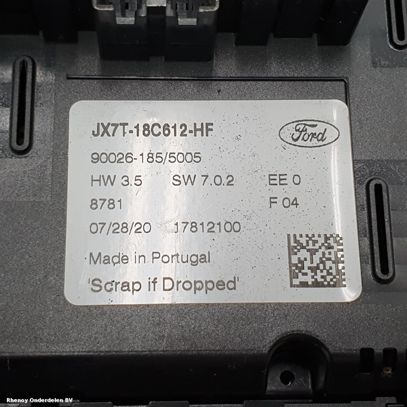 View Auto part KACHEL BEDIENINGSPANEEL FORD FOCUS 2020