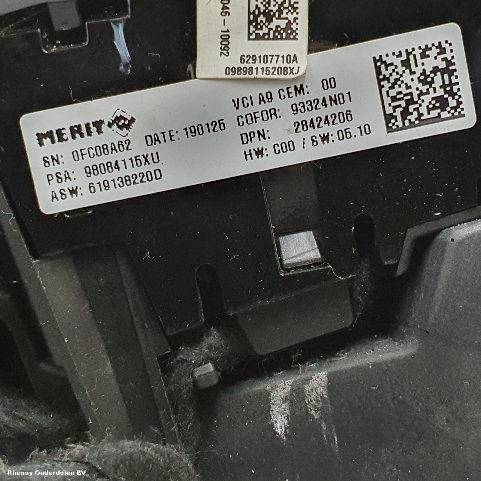 View Auto part STUURWIEL PEUGEOT 308 2019