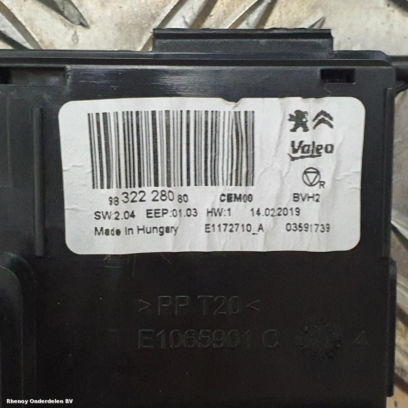 View Auto part OVERIGE PEUGEOT 308 2019