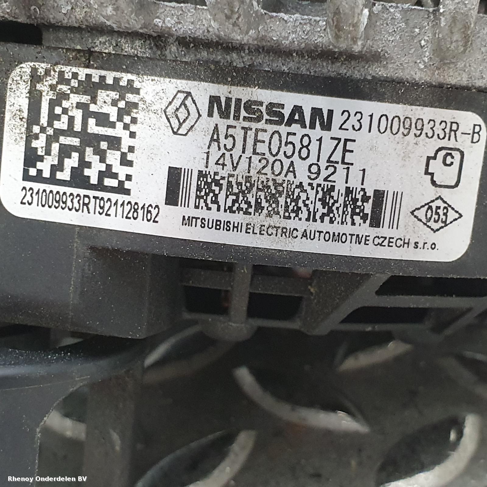 View Auto part DYNAMO RENAULT MEGANE 2019