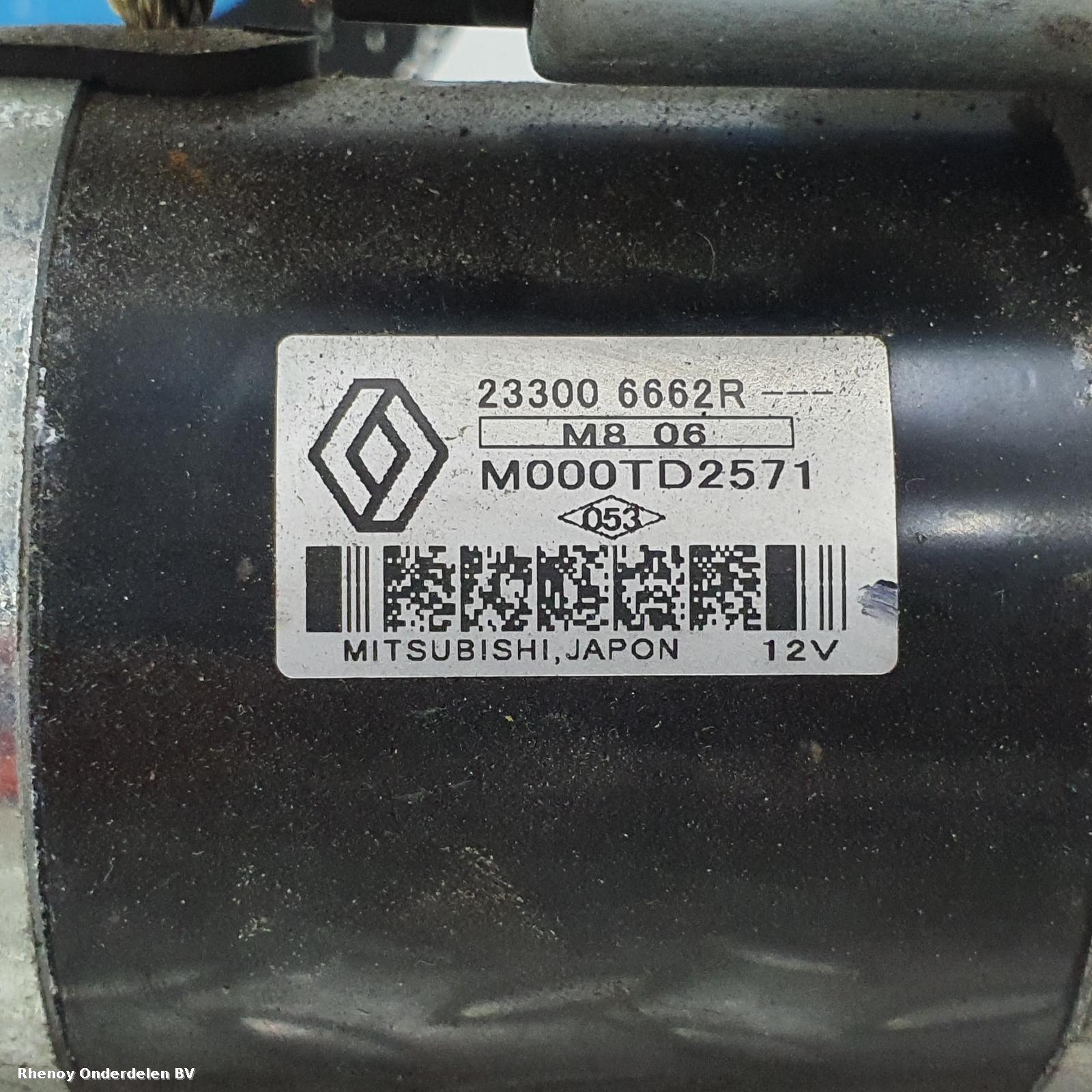 View Auto part STARTMOTOR RENAULT MEGANE 2019