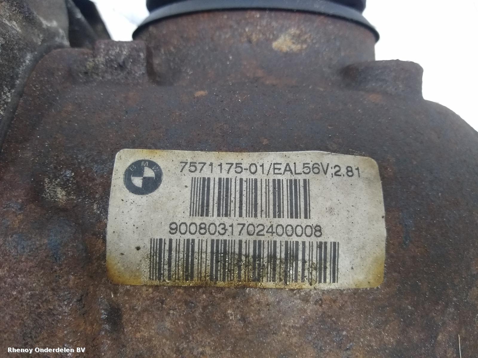 2009 BMW 3 SERIES DIFFERENTIEEL / CARDAN