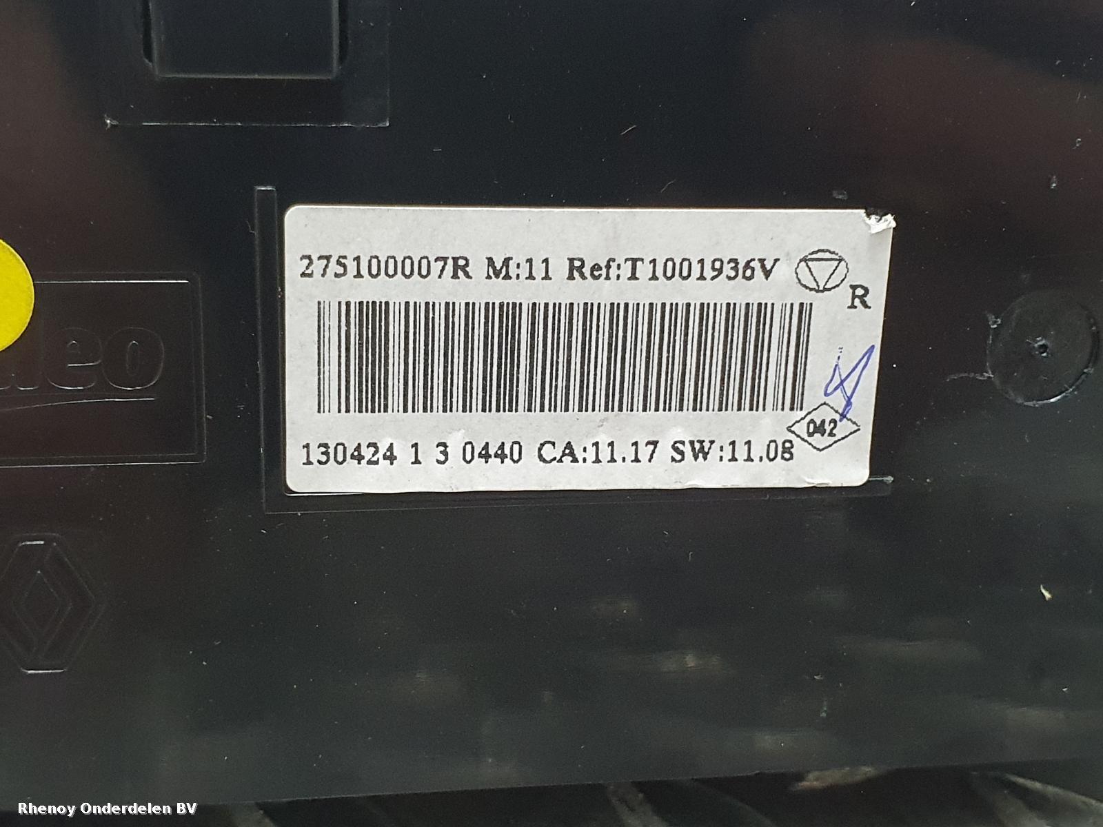 View Auto part KACHEL BEDIENINGSPANEEL RENAULT MEGANE 2014