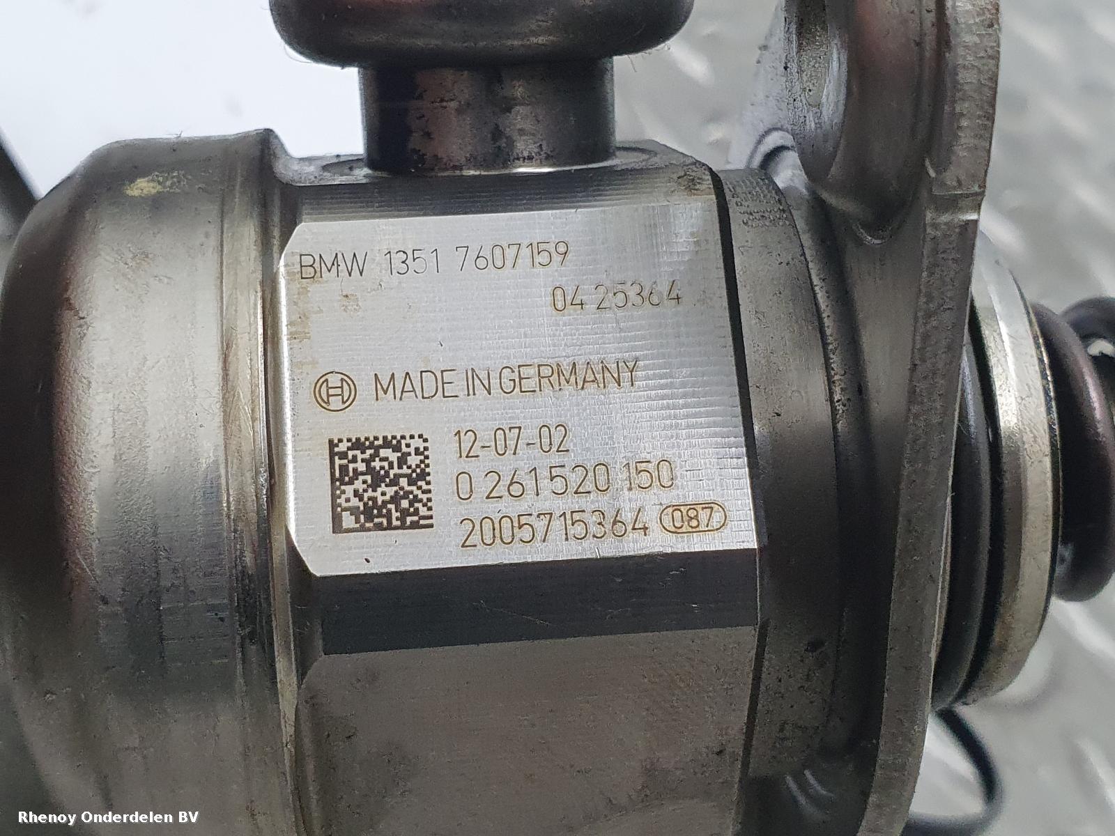 View Auto part BRANDSTOF POMP VOOR DE INJECTOR BMW 1 SERIES 2014