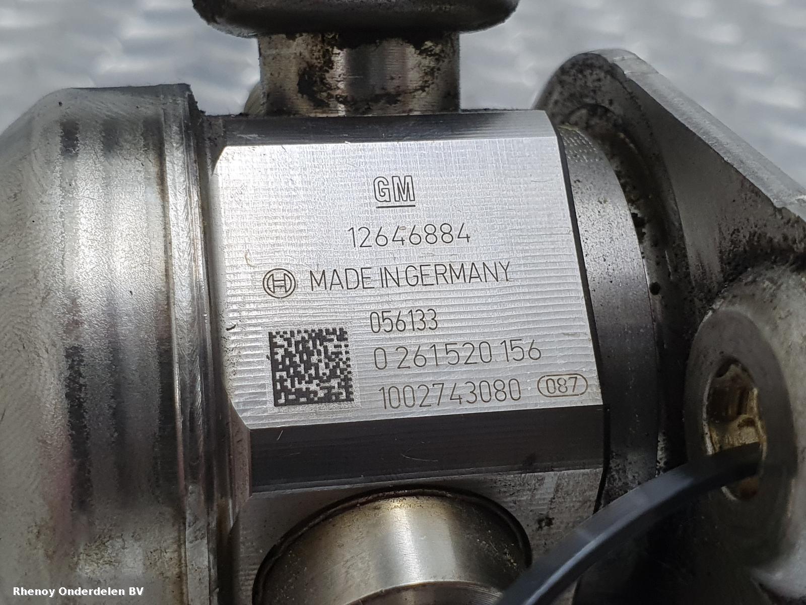 View Auto part BRANDSTOF POMP VOOR DE RAIL (HOGE DRUK) OPEL / VAUXHALL INSIGNIA 2013