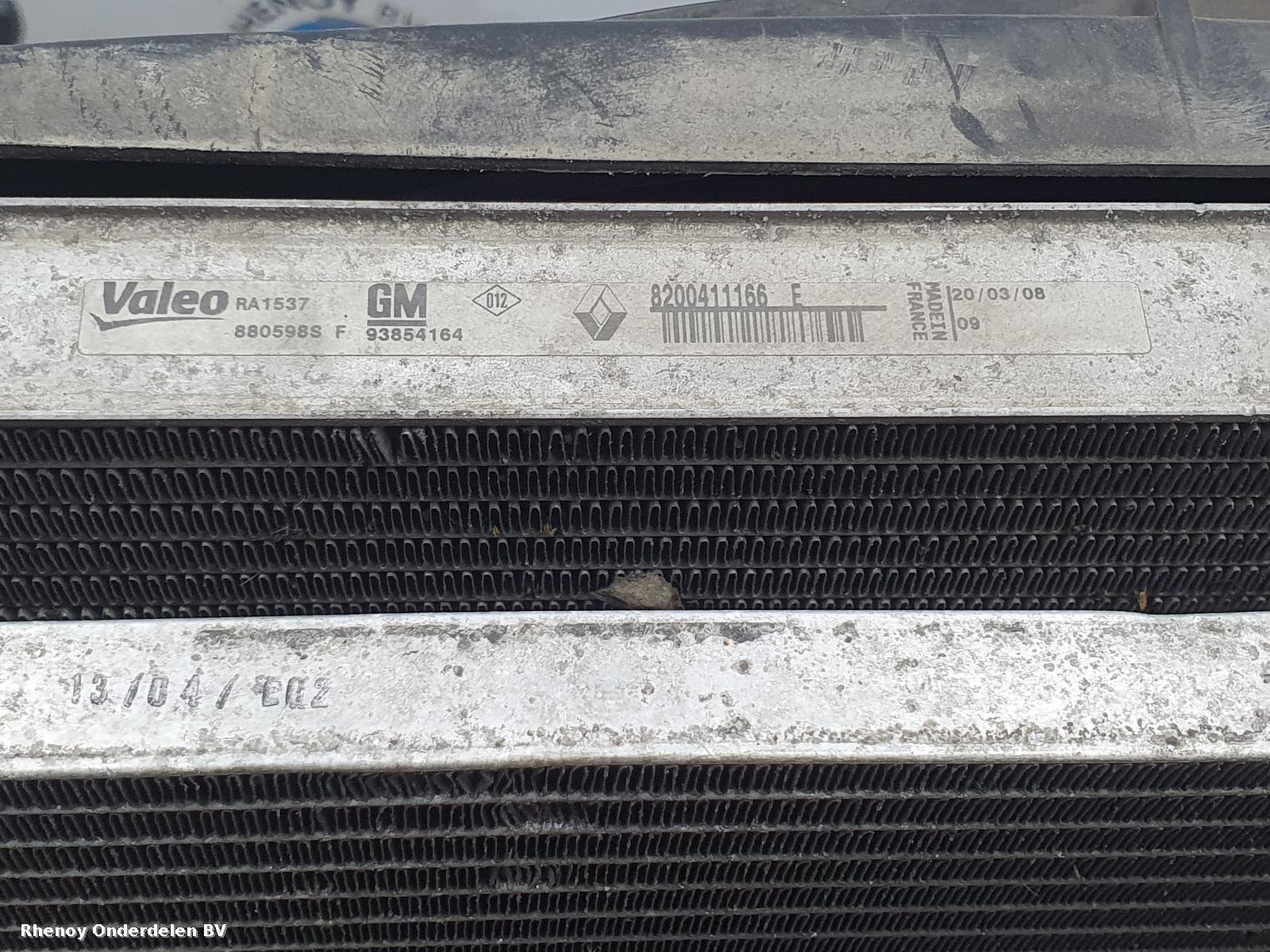 View Auto part KOELERPAKKET OPEL / VAUXHALL VIVARO 2008