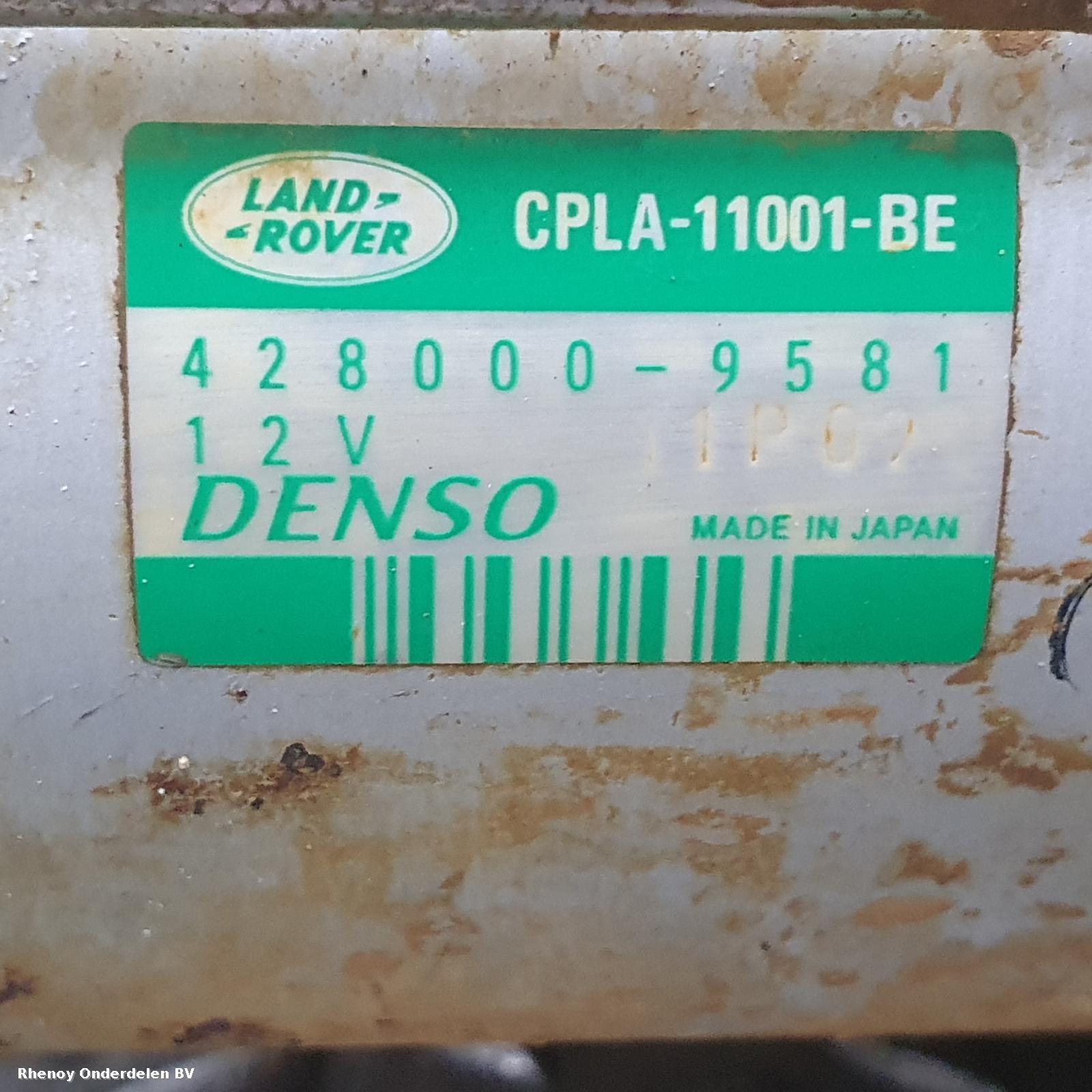 View Auto part STARTMOTOR LAND ROVER DISCOVERY 2014