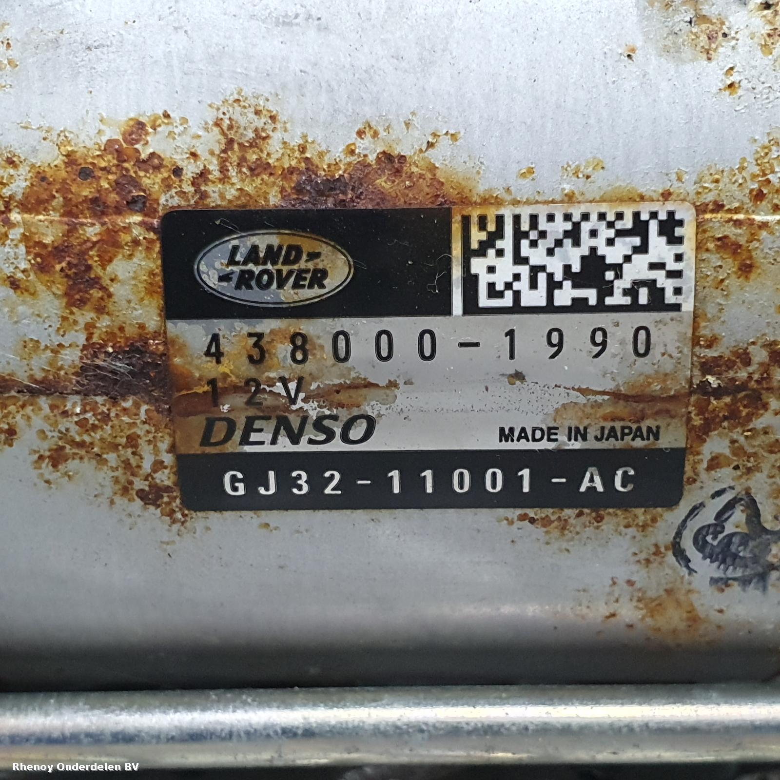 View Auto part STARTMOTOR LAND ROVER DISCOVERY SPORT 2017