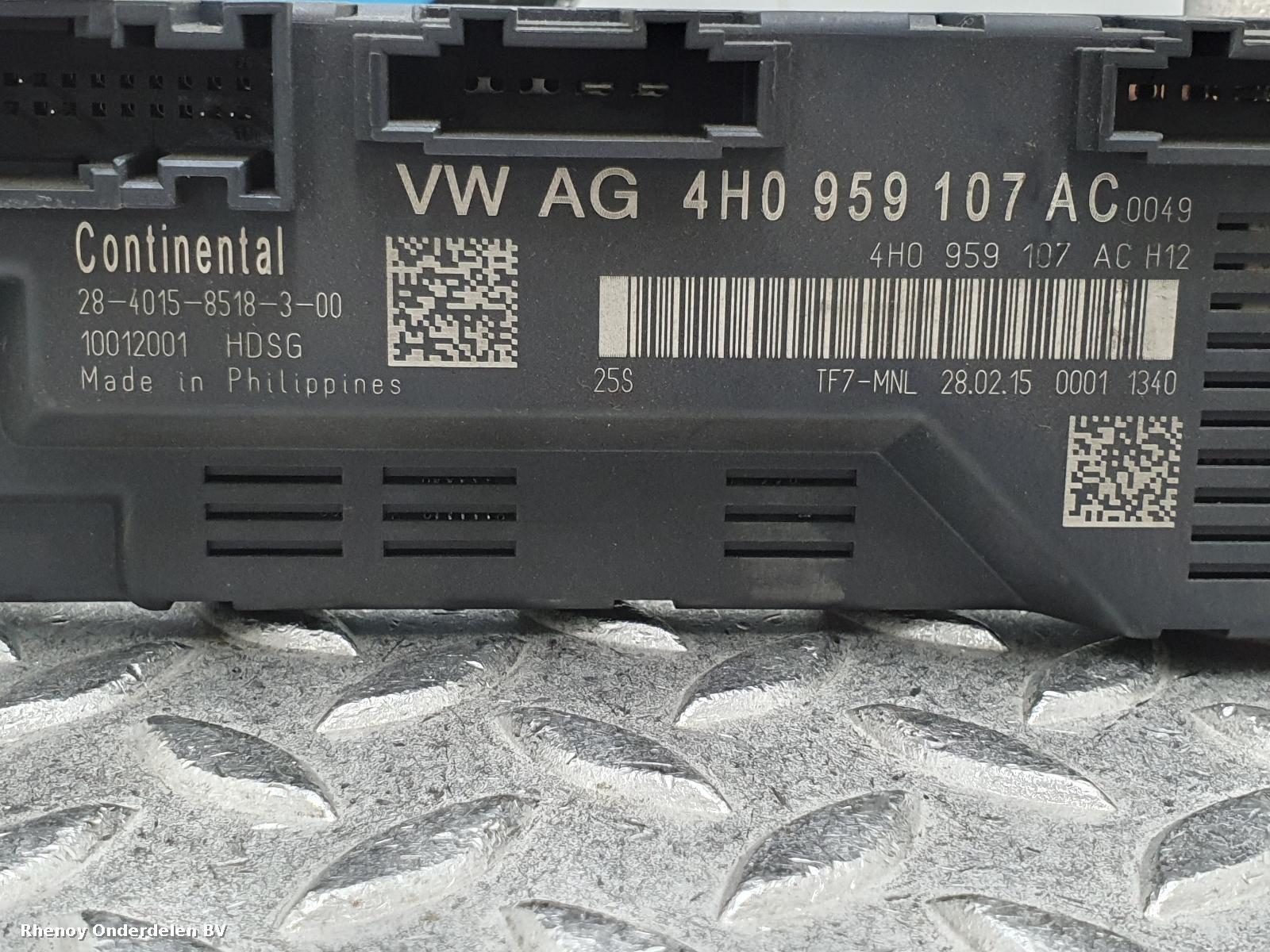 View Auto part OVERIGE AUDI A8 2015