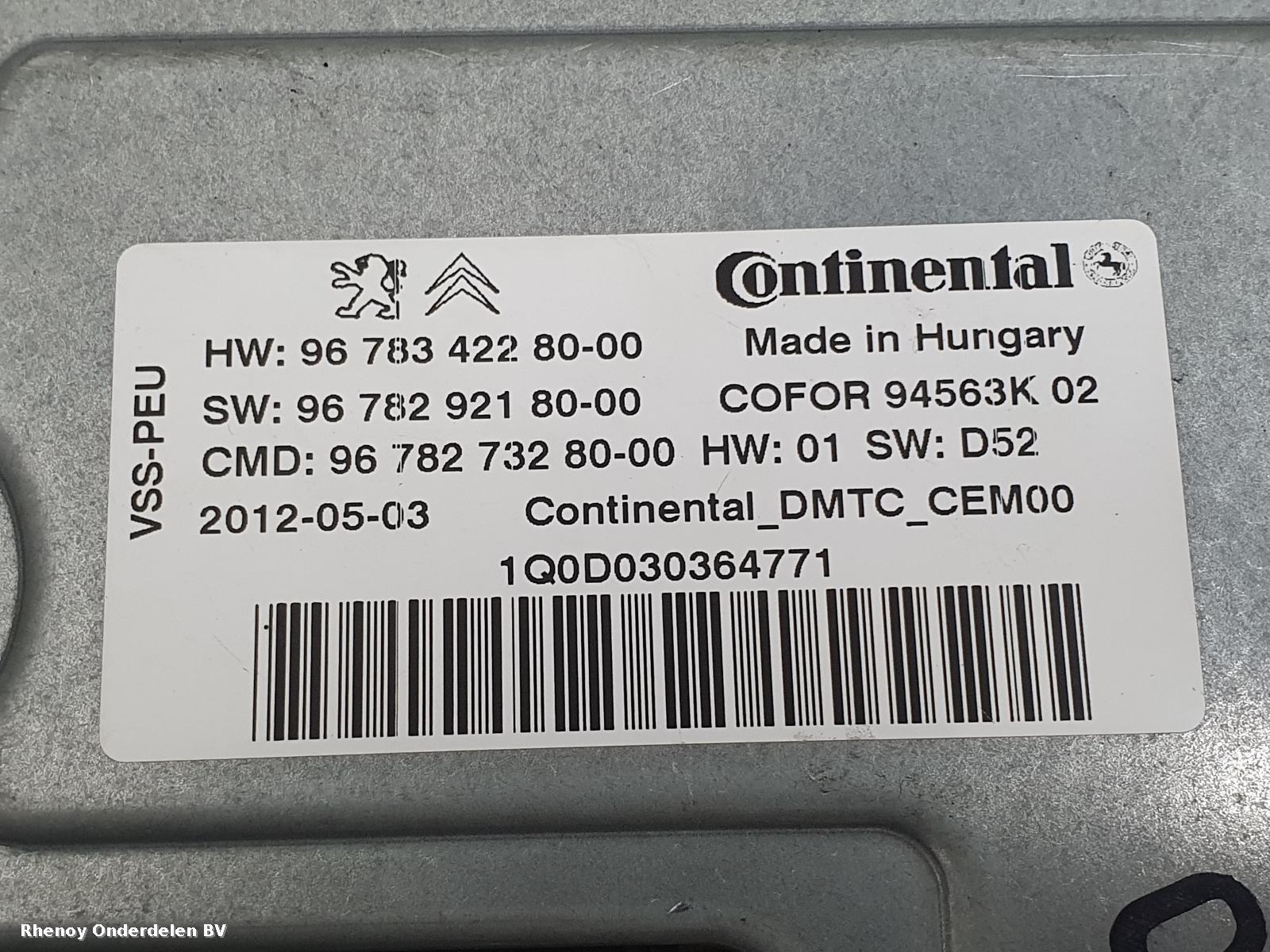 View Auto part OVERIGE CITROEN C3 2012