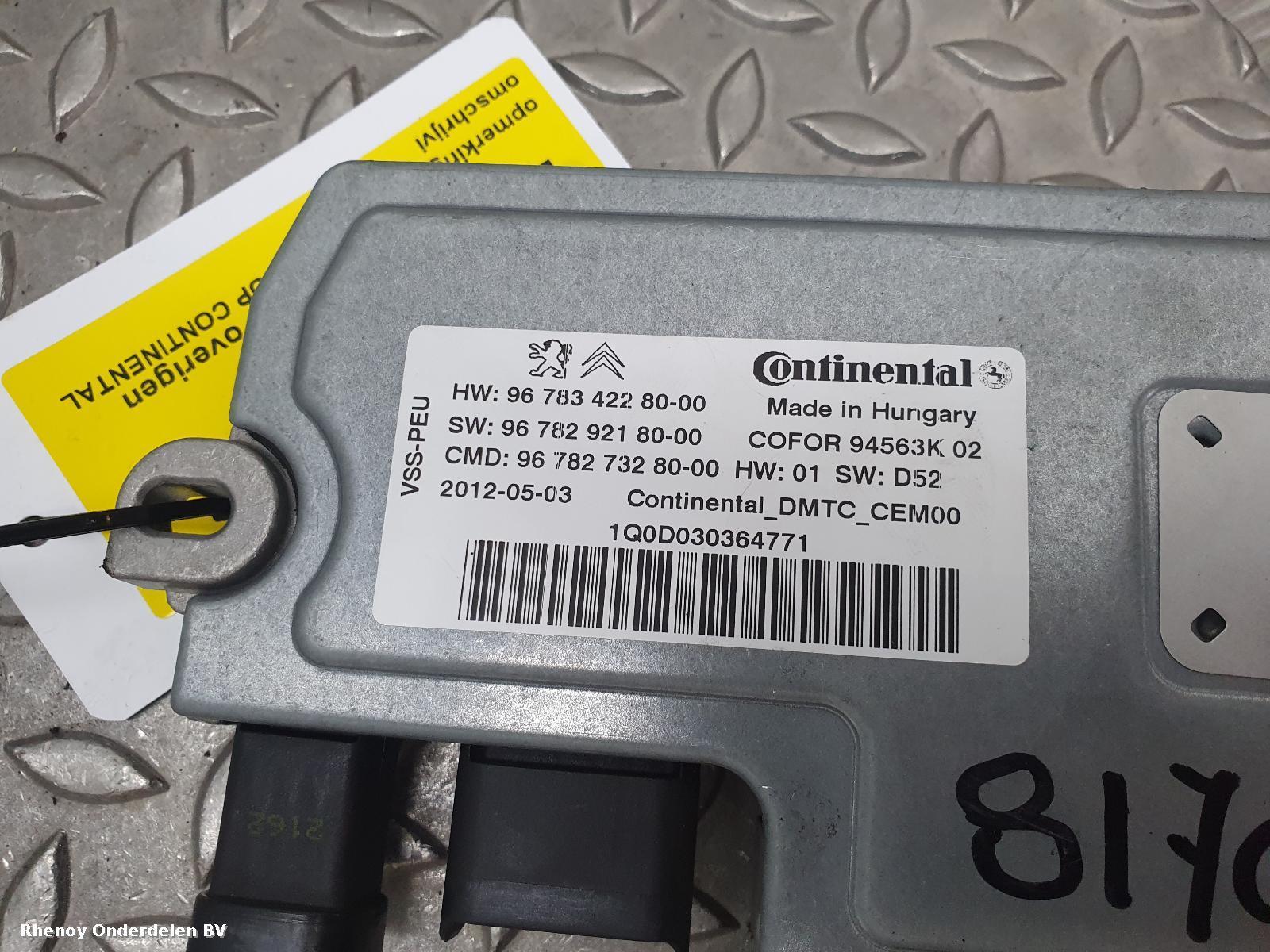 View Auto part OVERIGE CITROEN C3 2012