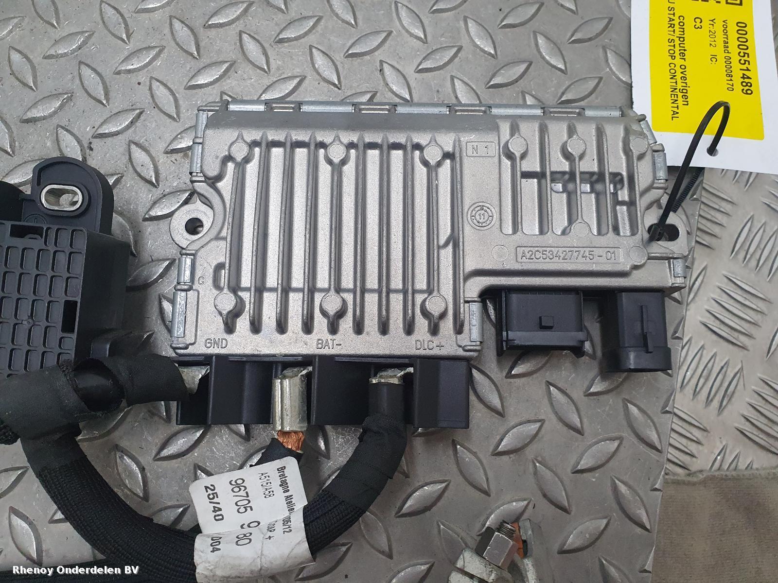 View Auto part OVERIGE CITROEN C3 2012