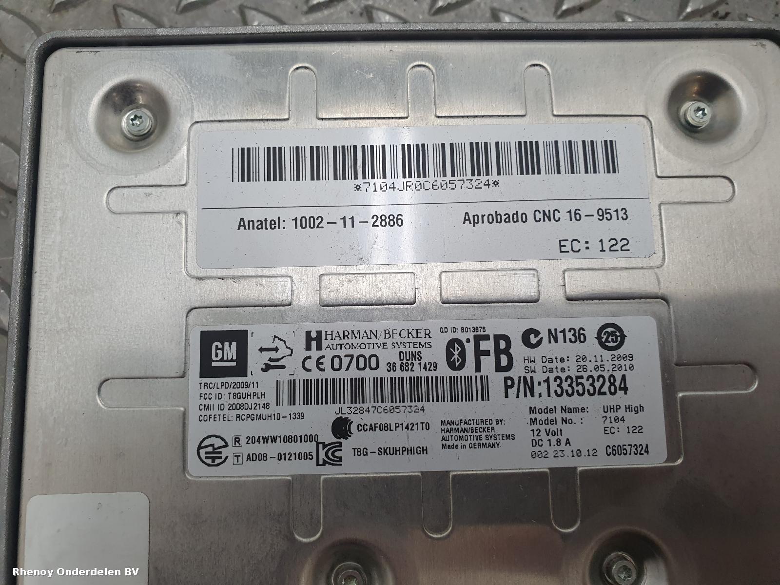 View Auto part COMPUTER ECU OPEL / VAUXHALL INSIGNIA 2012