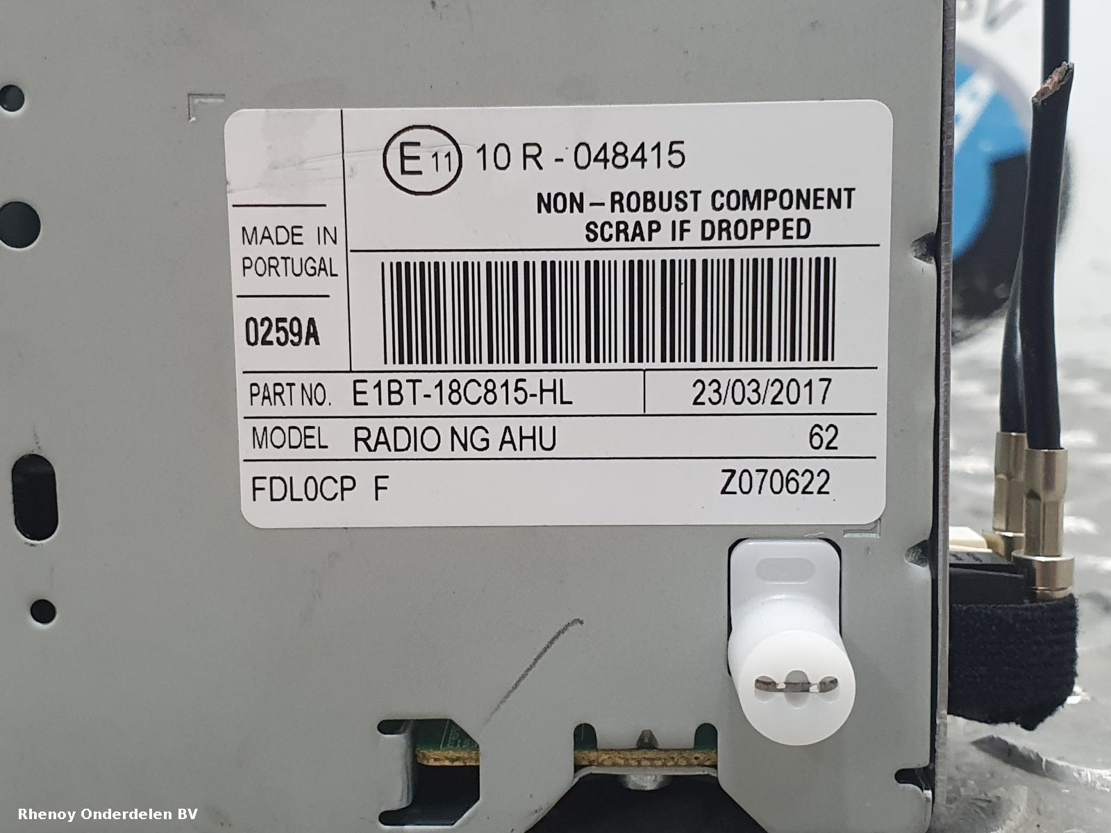 View Auto part RADIO FORD FIESTA 2017