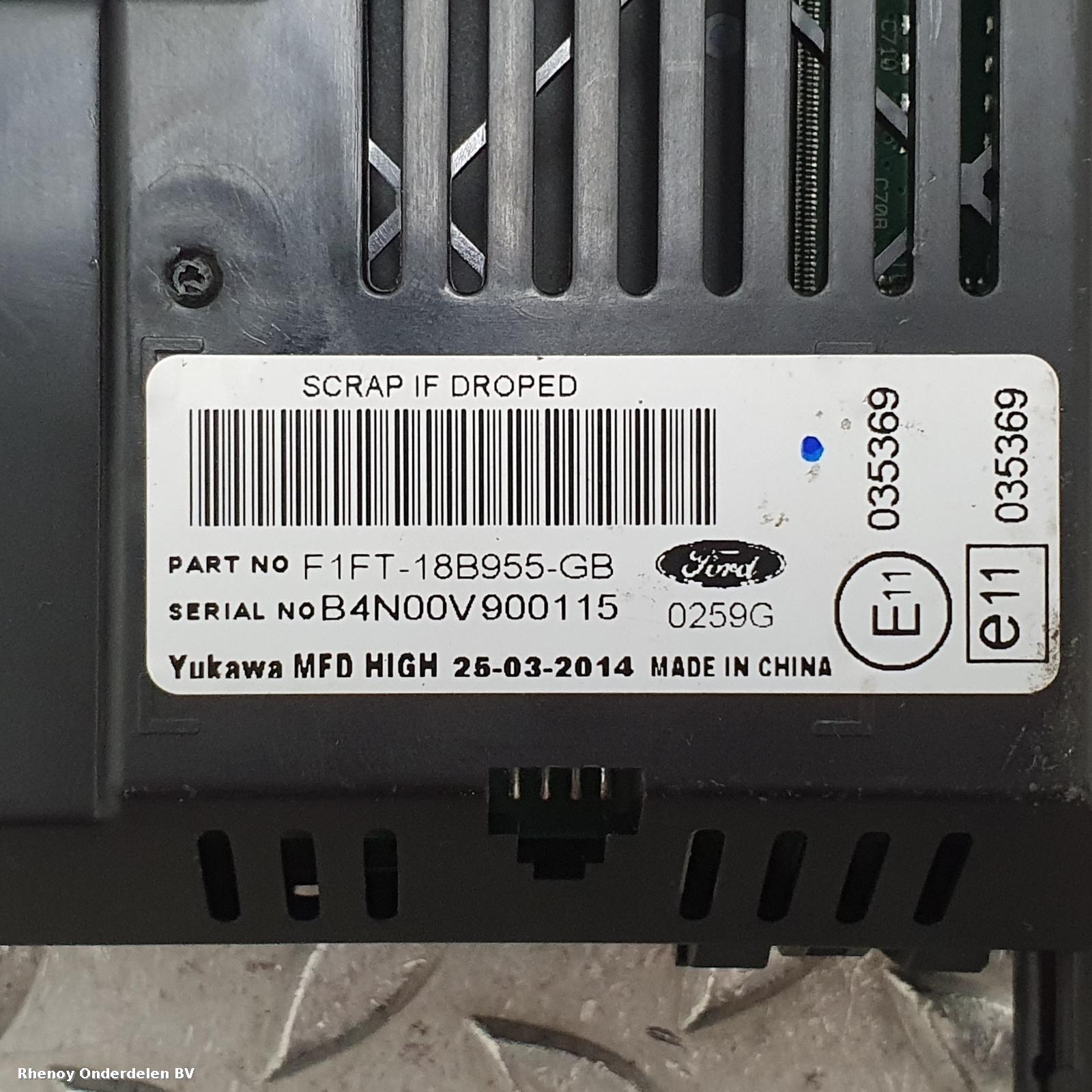 View Auto part INFORMATIE DISPLAY FORD FOCUS 2014