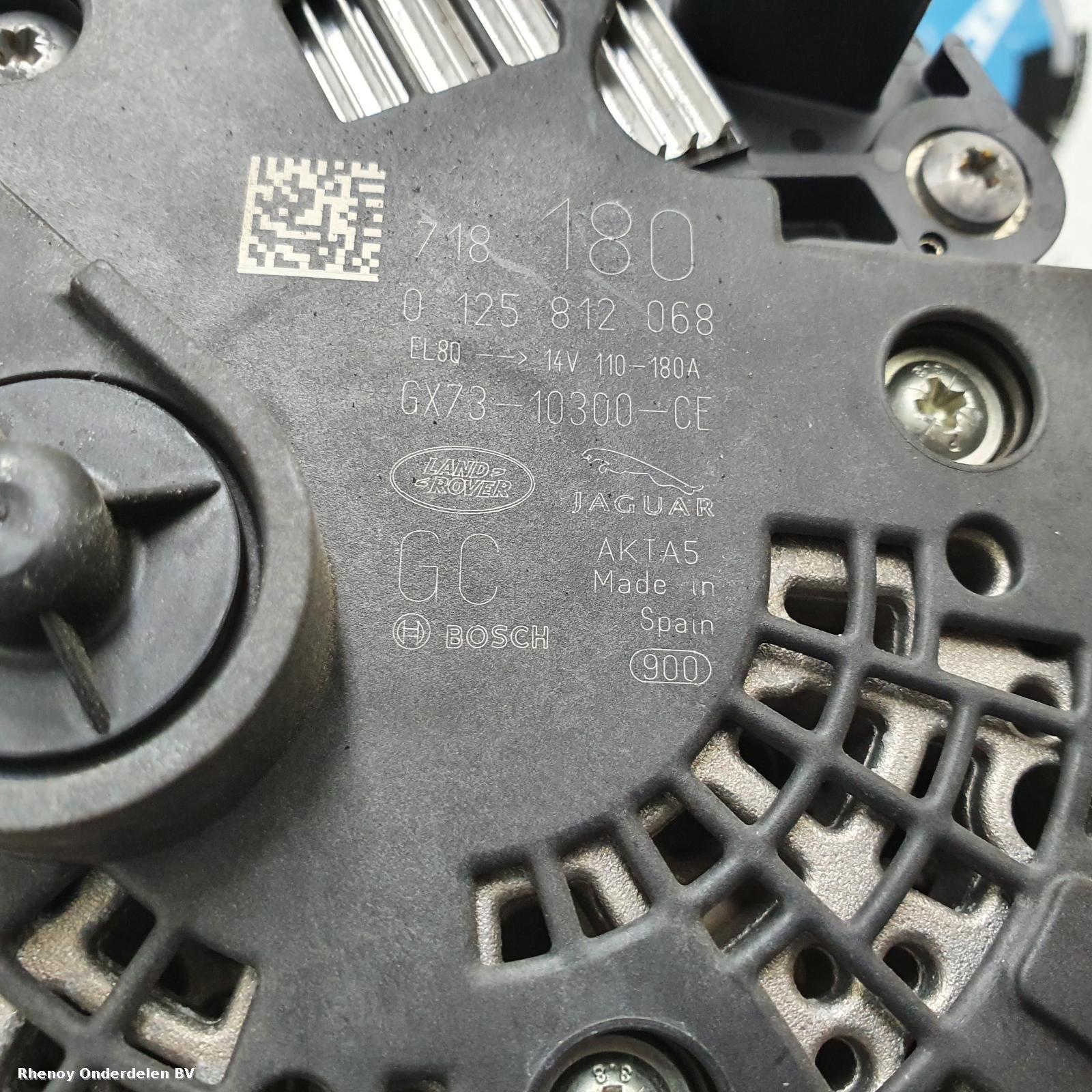 View Auto part DYNAMO LAND ROVER DISCOVERY SPORT 2018
