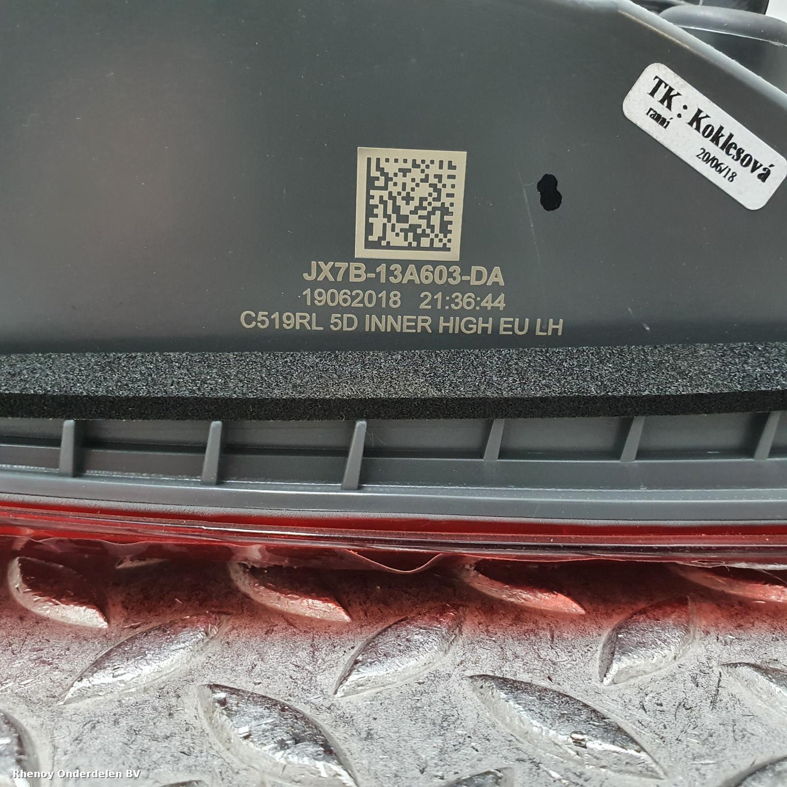 2018 FORD FOCUS ACHTERLICHT L View Auto part ACHTERLICHT L FORD FOCUS 2018
