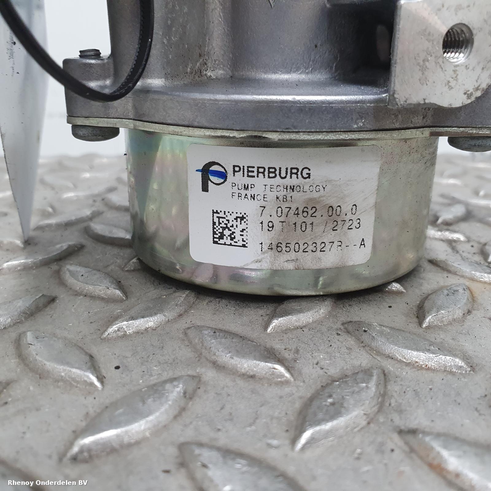 2019 RENAULT MEGANE Vacuum Pump View Auto part Vacuum Pump RENAULT MEGANE 2019