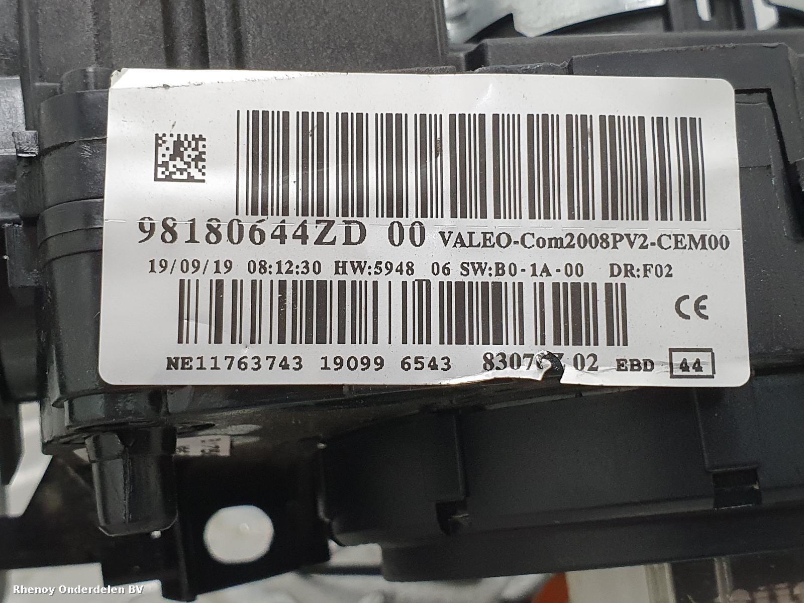 View Auto part KOLOM SCHAKELAAR PEUGEOT 308 2019