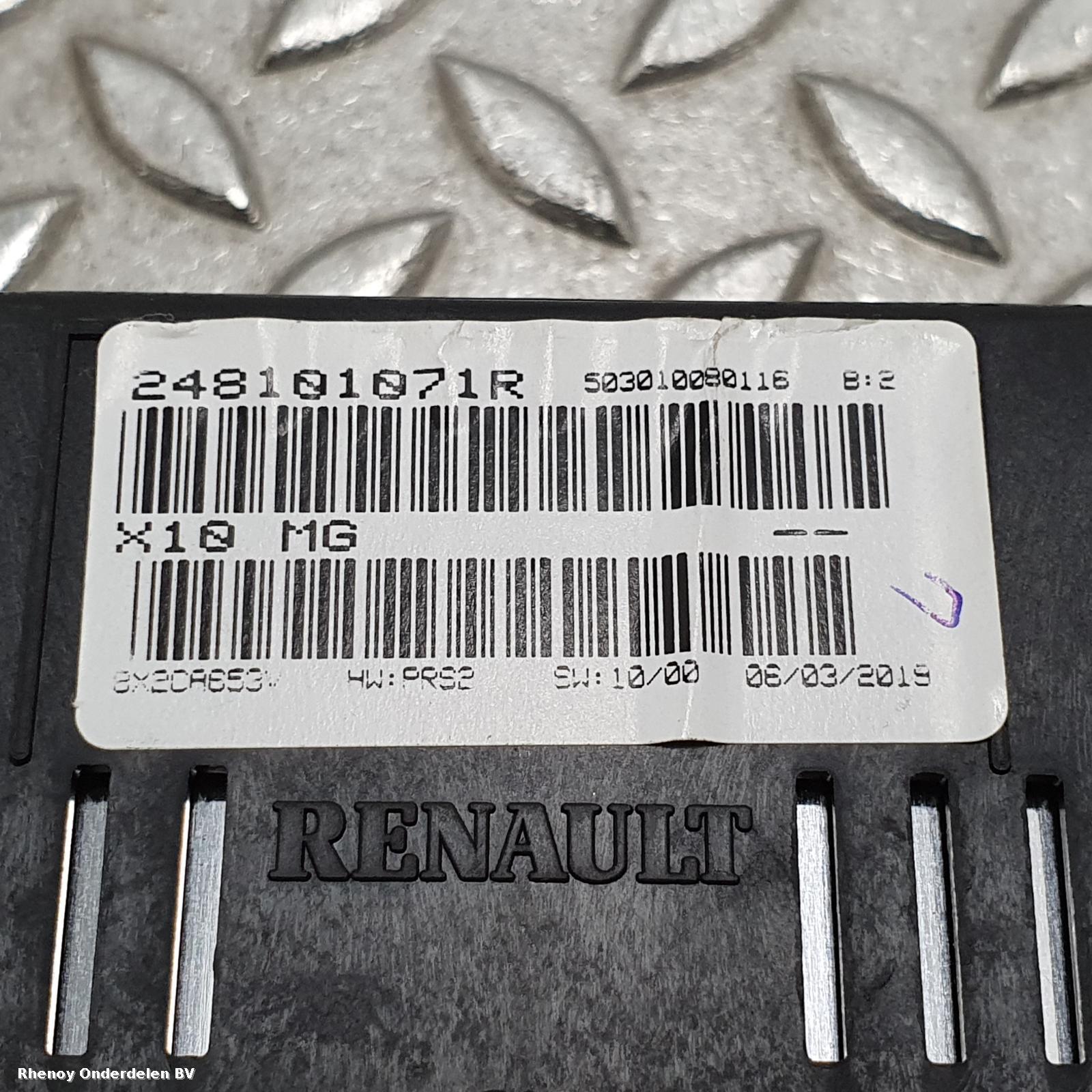 2019 RENAULT ZOE INFORMATIE DISPLAY View Auto part INFORMATIE DISPLAY RENAULT ZOE 2019