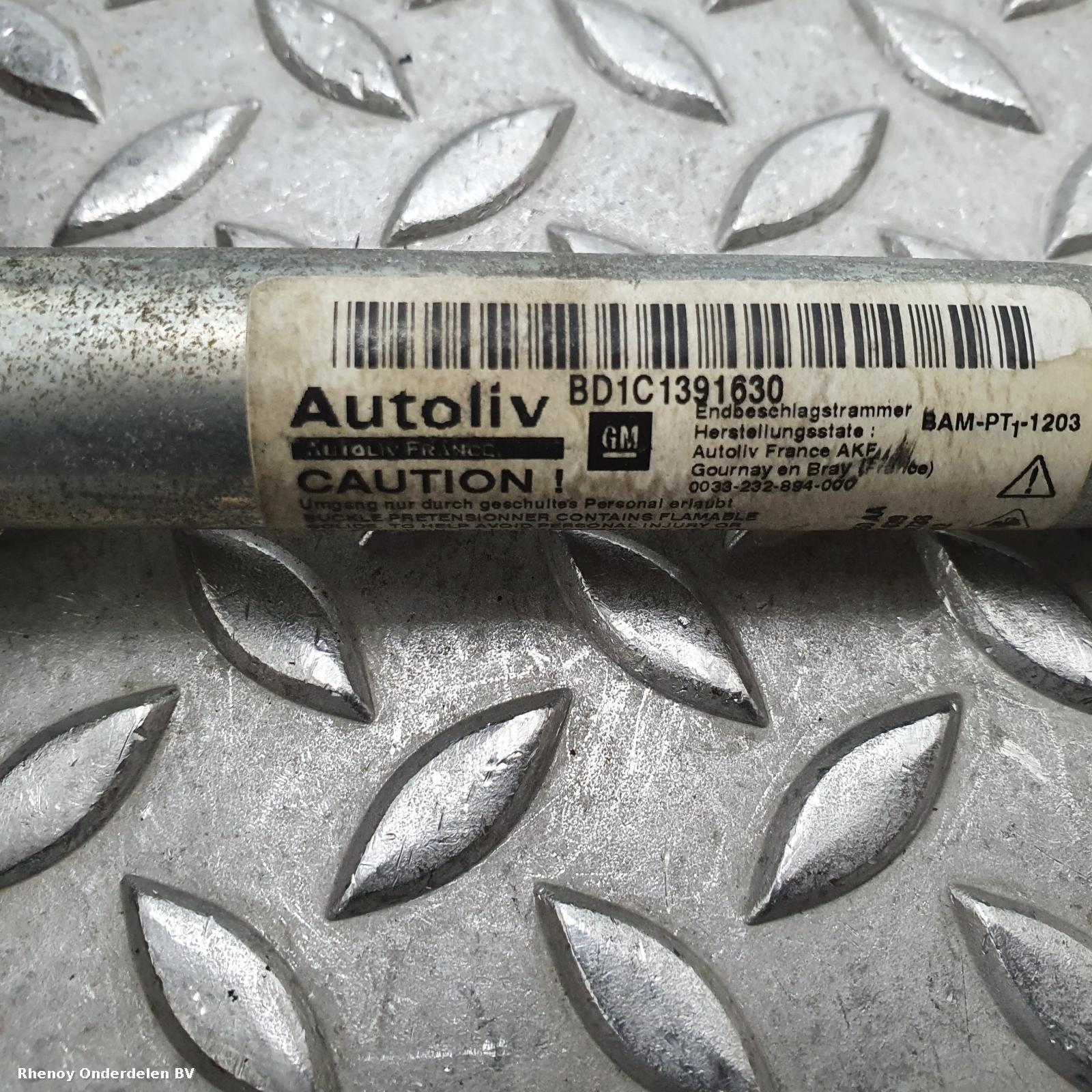 2012 OPEL / VAUXHALL CORSA GORDELSPANNER View Auto part GORDELSPANNER OPEL / VAUXHALL CORSA 2012