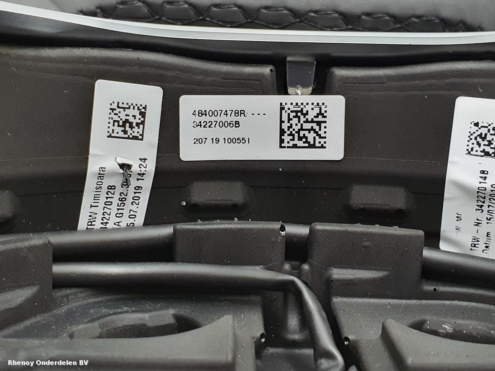 2019 DACIA SANDERO STEPWAY STUURWIEL View Auto part STUURWIEL DACIA SANDERO STEPWAY 2019