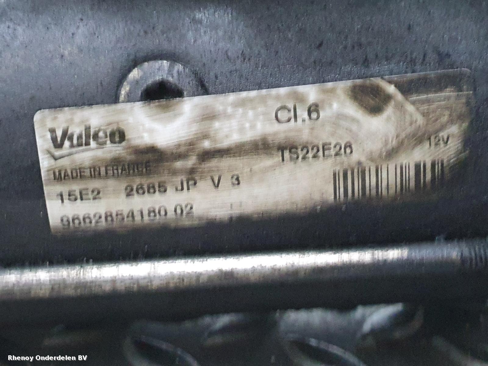 View Auto part STARTMOTOR PEUGEOT PARTNER 2012