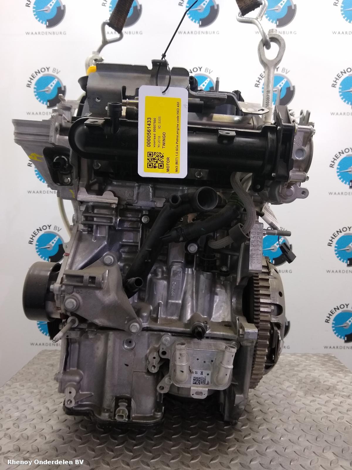 2018 RENAULT TWINGO MOTOR View Auto part MOTOR RENAULT TWINGO 2018
