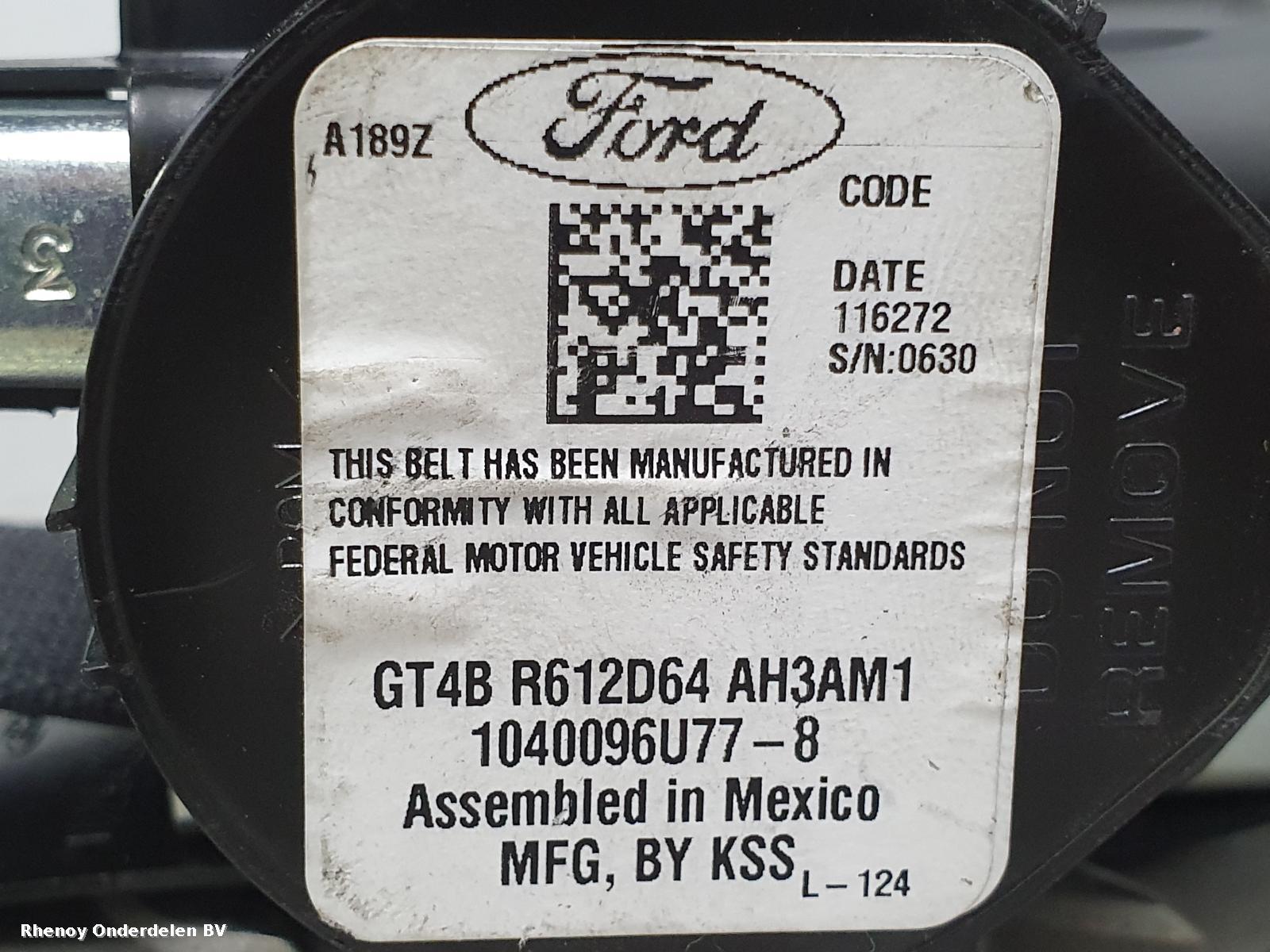 View Auto part Seat Belt FORD EDGE 2018