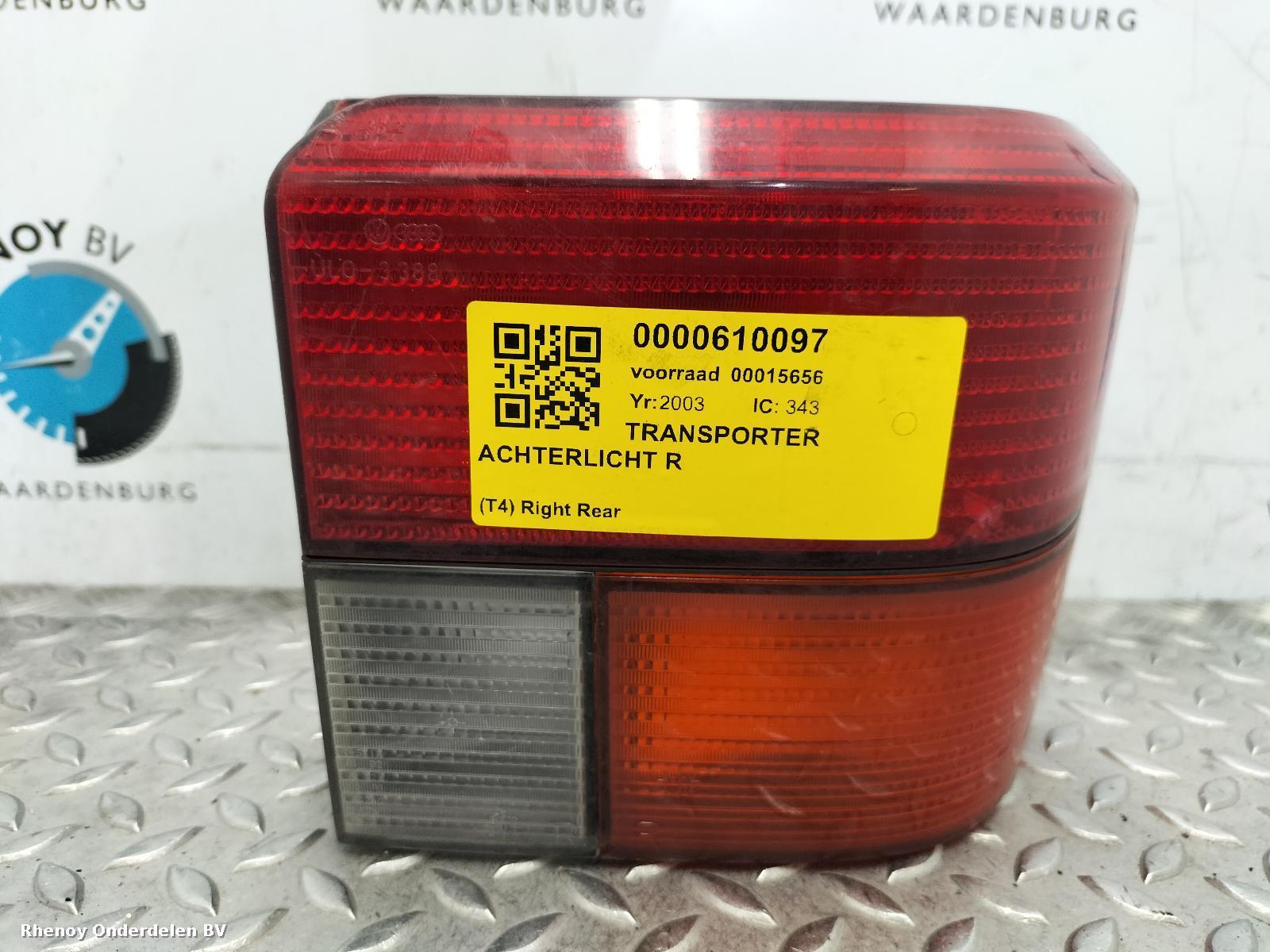 Bekijk Auto-onderdeel ACHTERLICHT R VOLKSWAGEN TRANSPORTER 2003