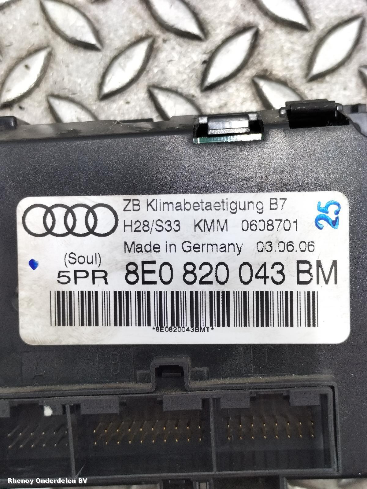 View Auto part KACHEL BEDIENINGSPANEEL AUDI A4 2006