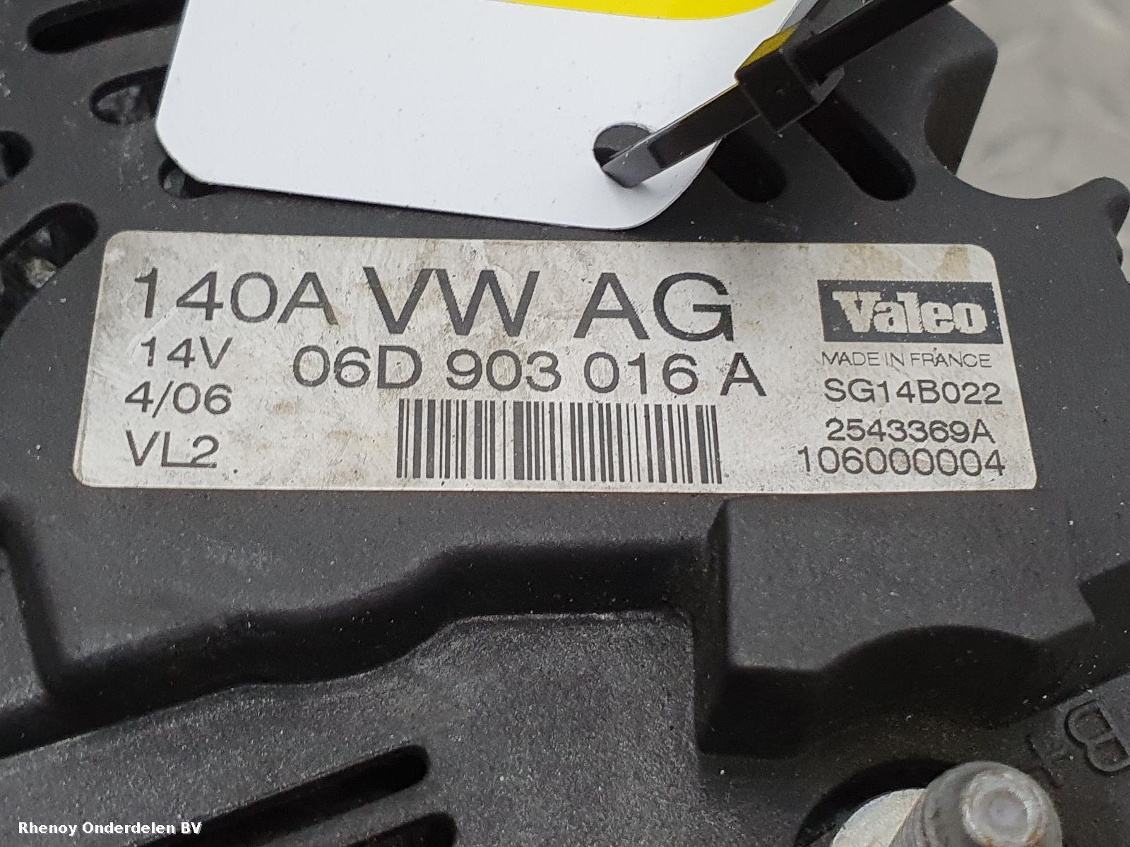 2006 AUDI A4 DYNAMO View Auto part DYNAMO AUDI A4 2006