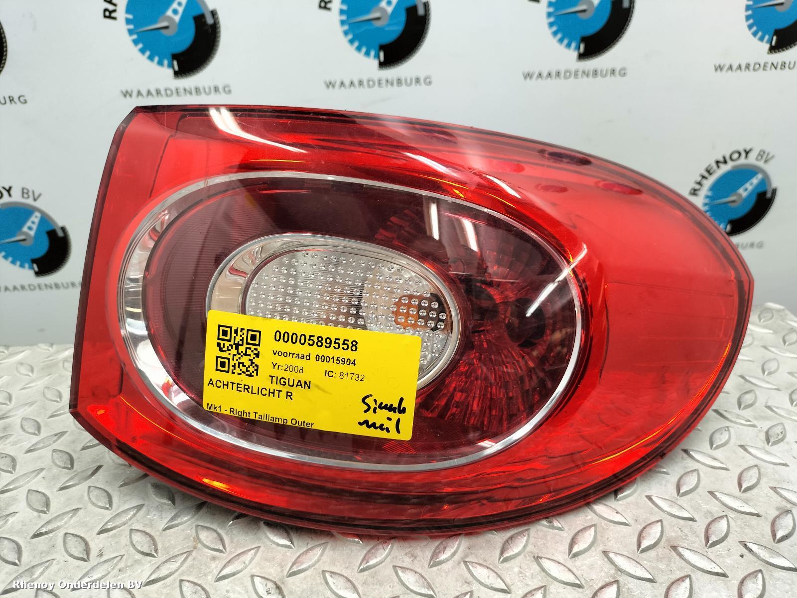 View Auto part R Taillight VOLKSWAGEN TIGUAN 2008