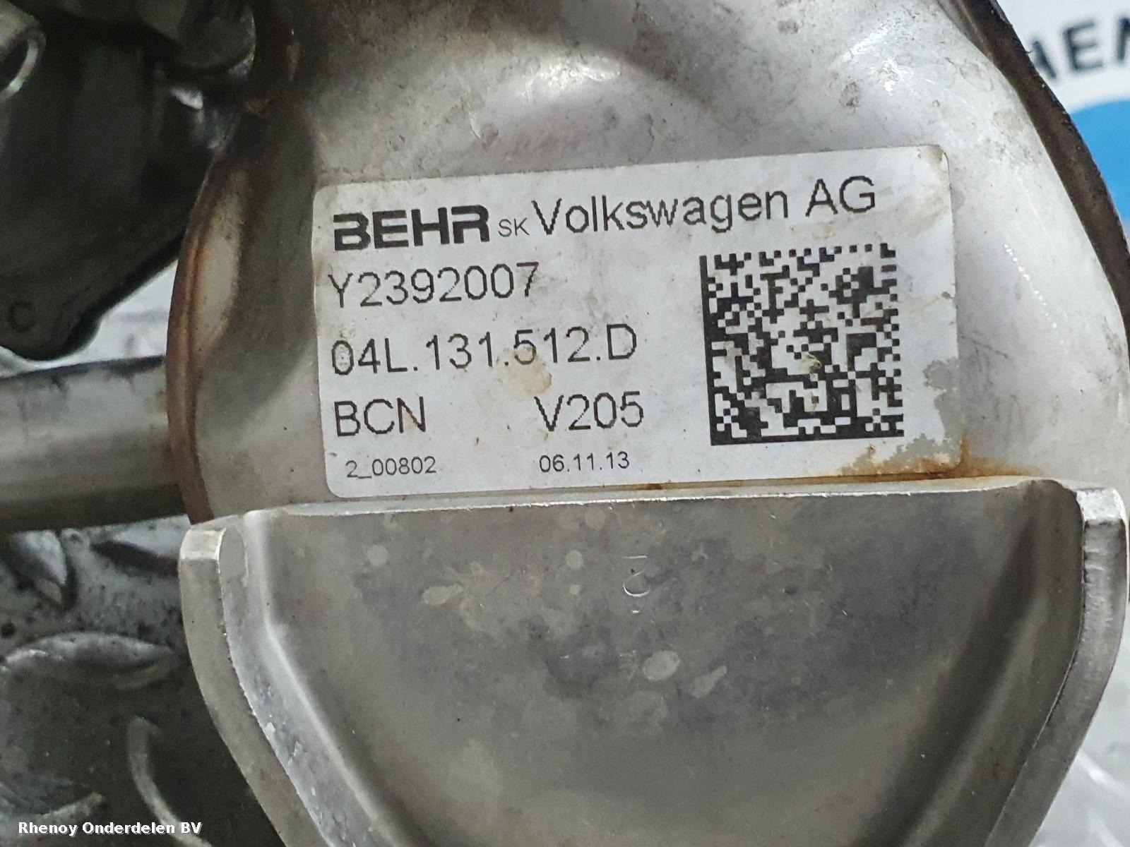 View Auto part EGR KLEP / KOELER VOLKSWAGEN GOLF 2013