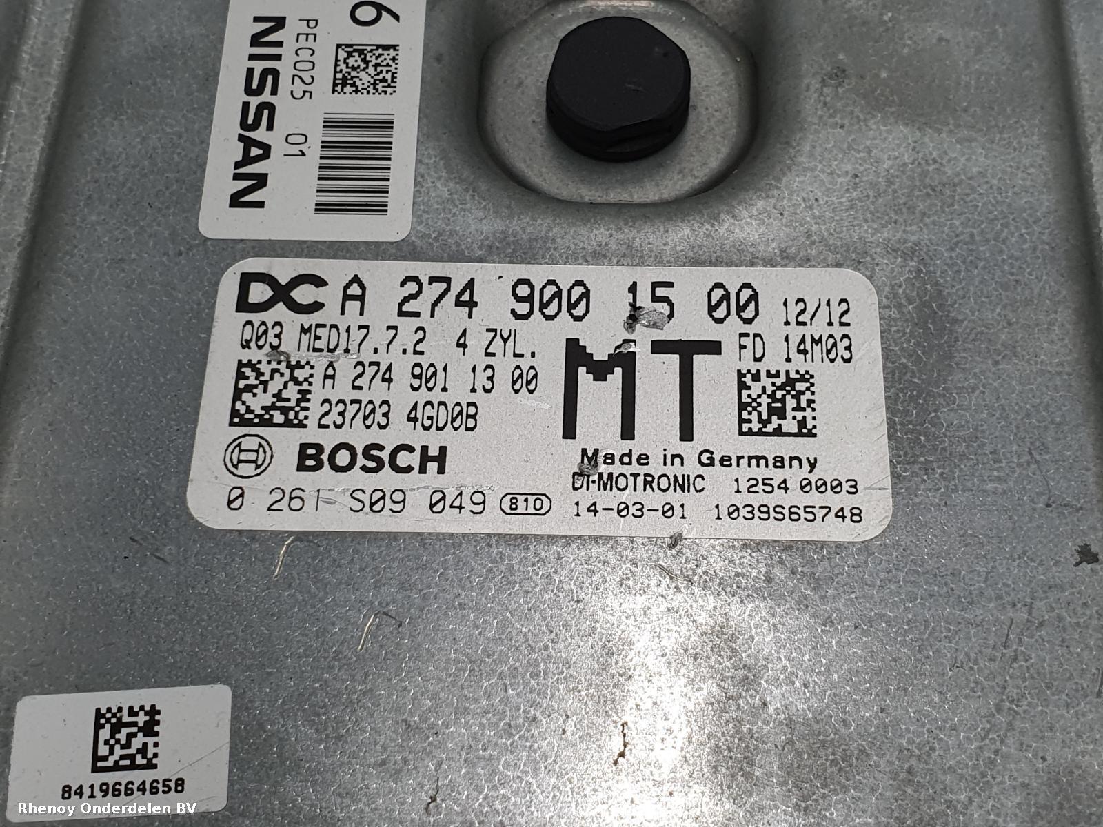 View Auto part COMPUTER ECU INFINITI Q50 2014