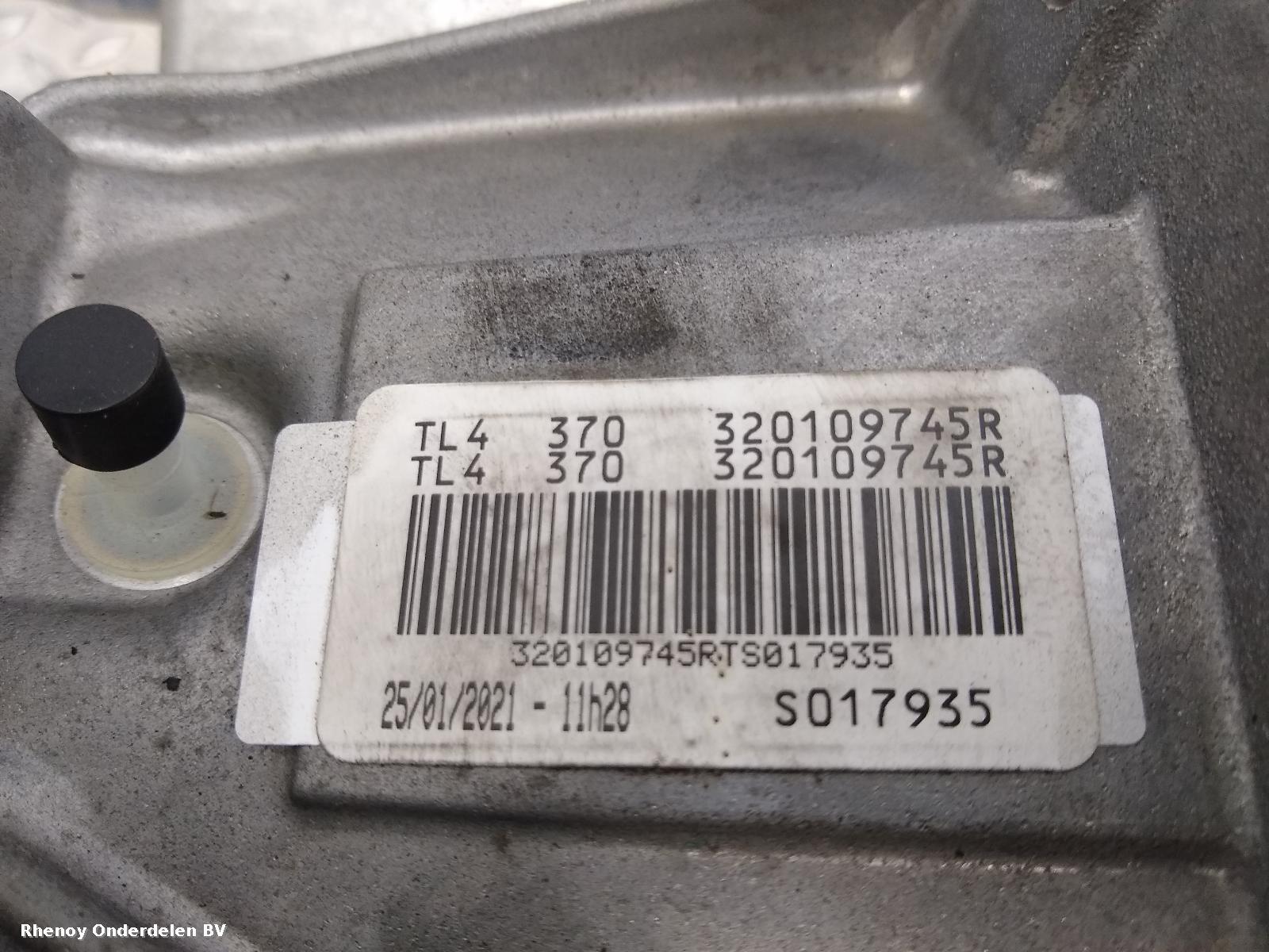 2020 RENAULT KADJAR TRANSMISSIE / VERSNELLINGSBAK View Auto part TRANSMISSIE / VERSNELLINGSBAK RENAULT KADJAR 2020