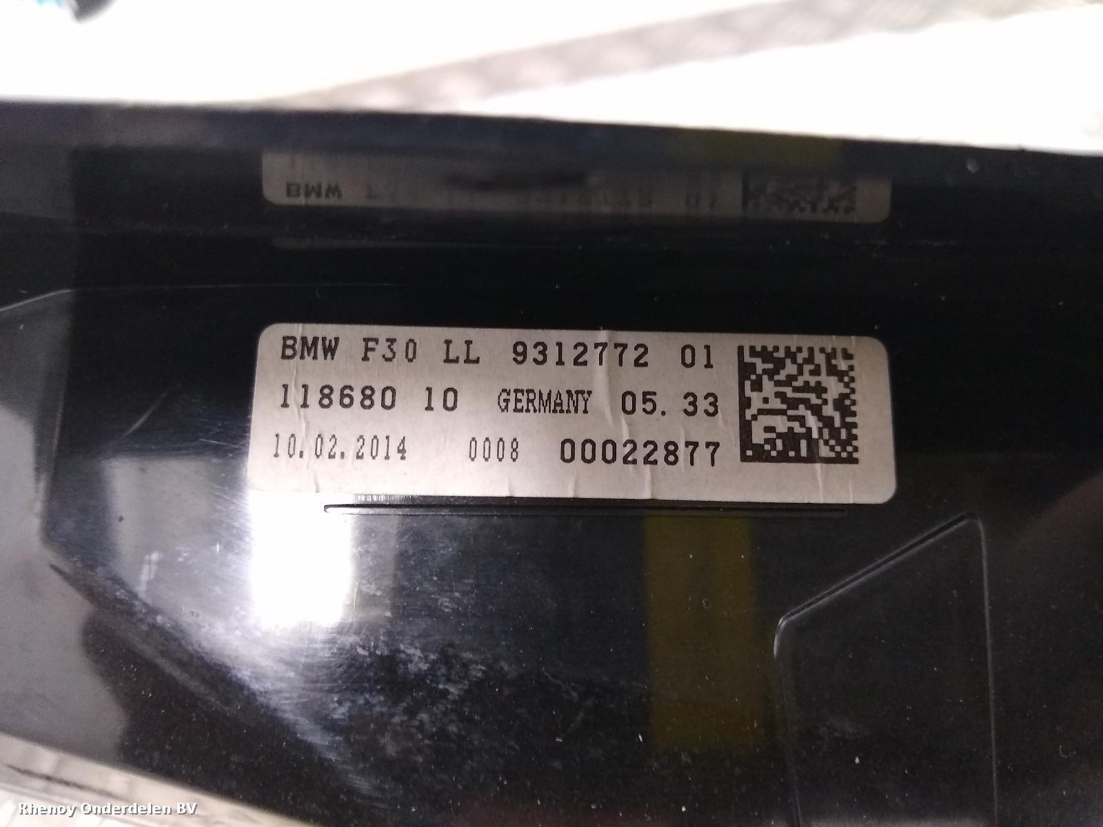 View Auto part HEAD UP DISPLAY BMW 3 SERIES 2014