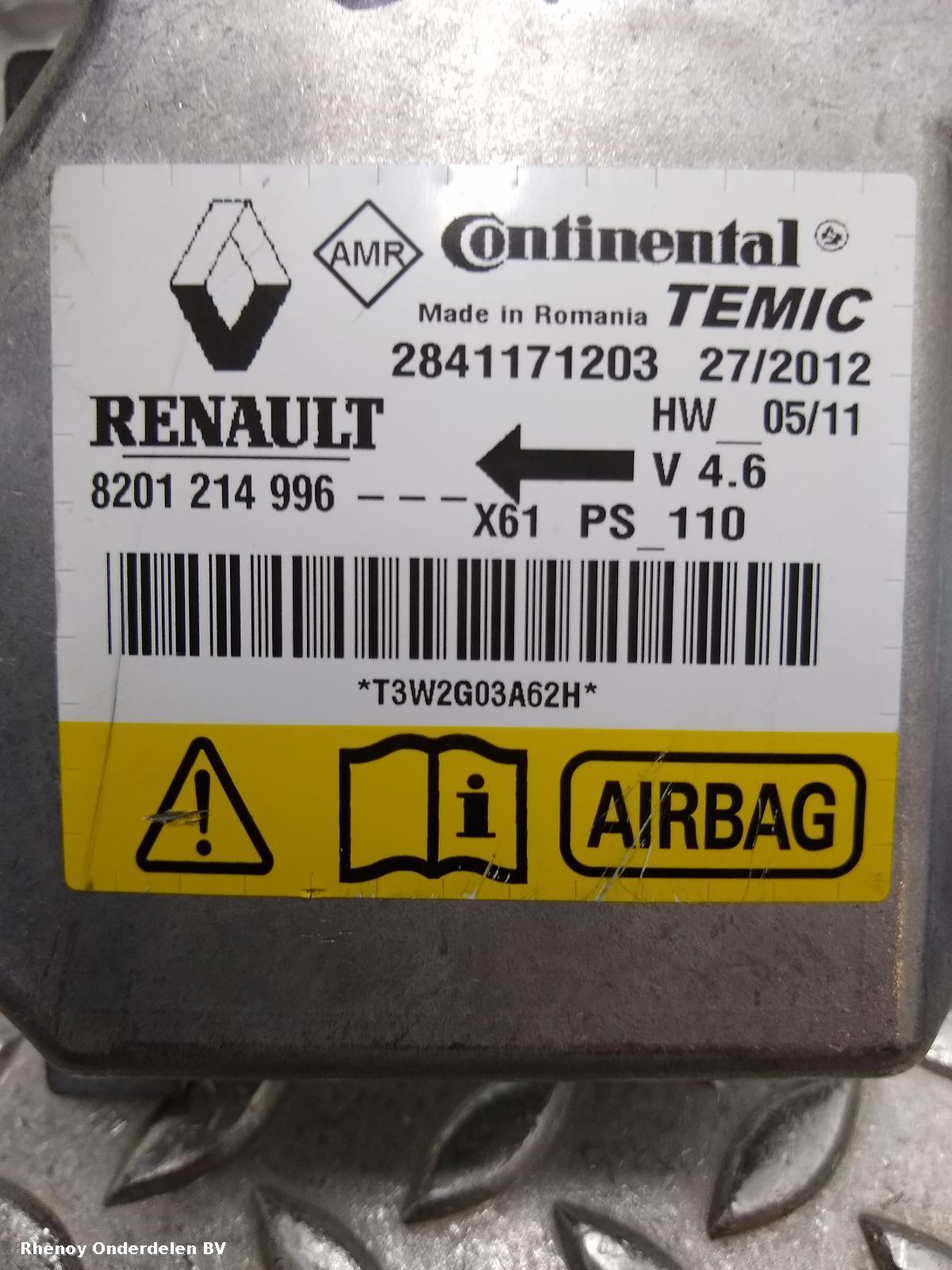 View Auto part COMPUTER ECU RENAULT KANGOO 2012