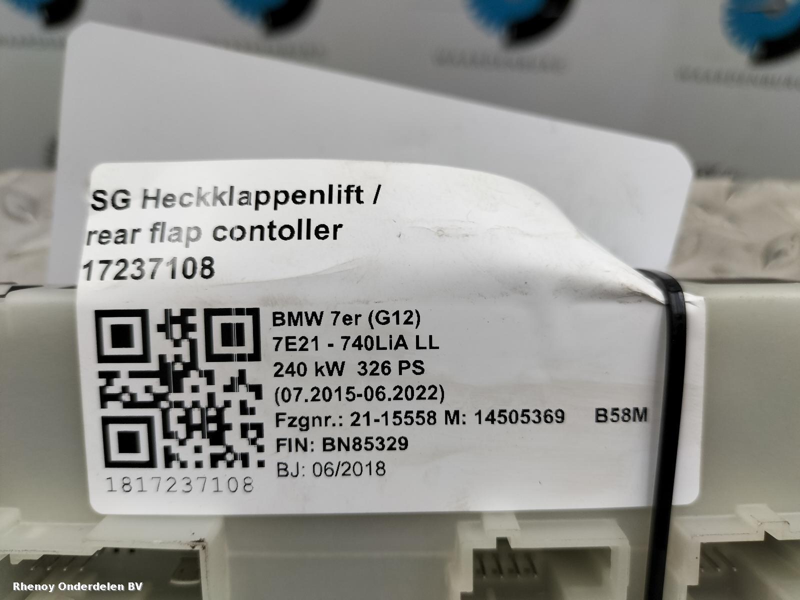 View Auto part COMPUTER ECU BMW 7 SERIES 2018