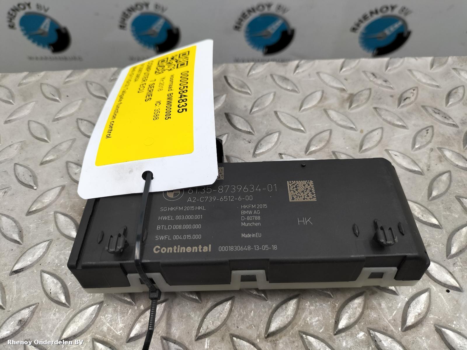 Bekijk Auto-onderdeel COMPUTER ECU BMW 7 SERIES 2018