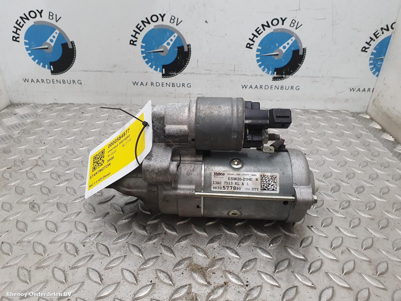 Bekijk Auto-onderdeel STARTMOTOR PEUGEOT 3008 2020